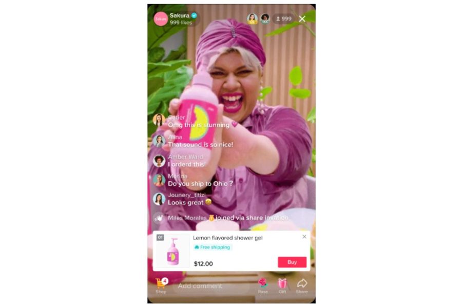 Tiktok in feed ads